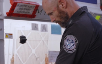 CBP Officers find bundles hidden in a vehicle and run a test to identify the substance