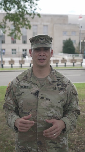 U.S. Army Col. Larry Doane, Joint Task-Force D.C. commander, informing his teammates of the incredible work they’ve accomplished