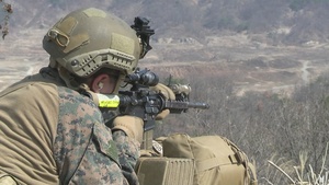 U.S. Marines Calibrate Rifles And Test Their Accuracy during Korea Viper 25.4