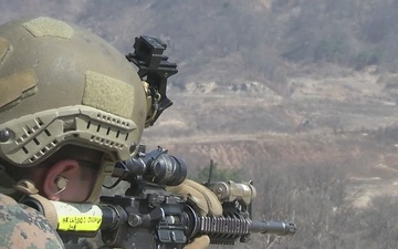 U.S. Marines Calibrate Rifles And Test Their Accuracy during Korea Viper 25.4