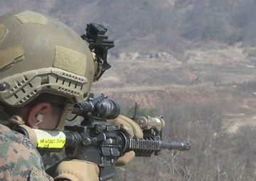 U.S. Marines Calibrate Rifles And Test Their Accuracy during Korea Viper 25.4