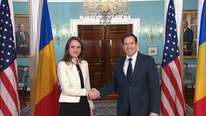 Secretary Rubio meets with Romanian Foreign Minister Oana Toiu