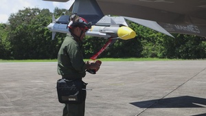 VMFA-225 conducts flight operations in Puerto Rico