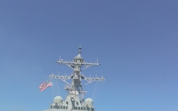 Carrier Strike Group 10 Conducts Live Fire Exercise in support of Titans of the Sea Presidential Review