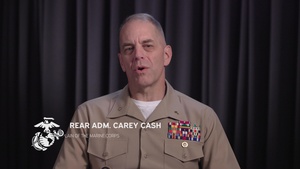 Rear Adm. Carey Cash, Chaplain of the Marine Corps, Addresses Mental Health Awareness