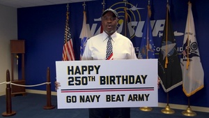 U.S. Navy 250th Birthday Shoutout
