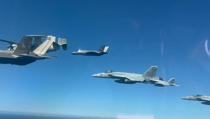 AIRLANT Strike Fighter Squadrons Participate in “Titans of the Sea Presidential Review”