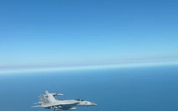 AIRLANT Strike Fighter Squadrons Participate in “Titans of the Sea Presidential Review”