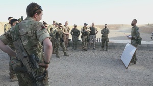 B-Roll - Coalition Forces gather to attain the Dutch Qualification Badge