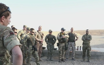 B-Roll - Coalition Forces gather to attain the Dutch Qualification Badge