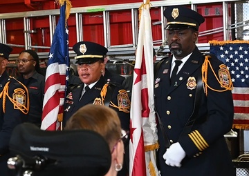 D.C. National Guard Commanding General Joins District Leaders to Commemorate 9/11 at Engine 16