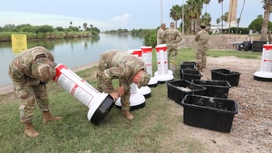 National Defense Area buoy emplacement (B-Roll)