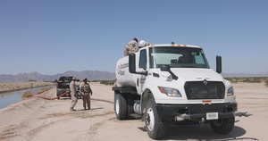 Roadway maintenance along southern border