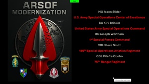 AUSA 2025 Warriors Corner Day Two - Army Special Operations Forces (ARSOF) Modernization Efforts