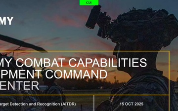 AUSA 2025 Warriors Corner Day Three - Enhancing Lethality through Aided Target Detection and Recognition