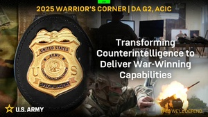 AUSA 2025 Warriors Corner Day Three - Transforming Counterintelligence to Deliver War-Winning Capabilities