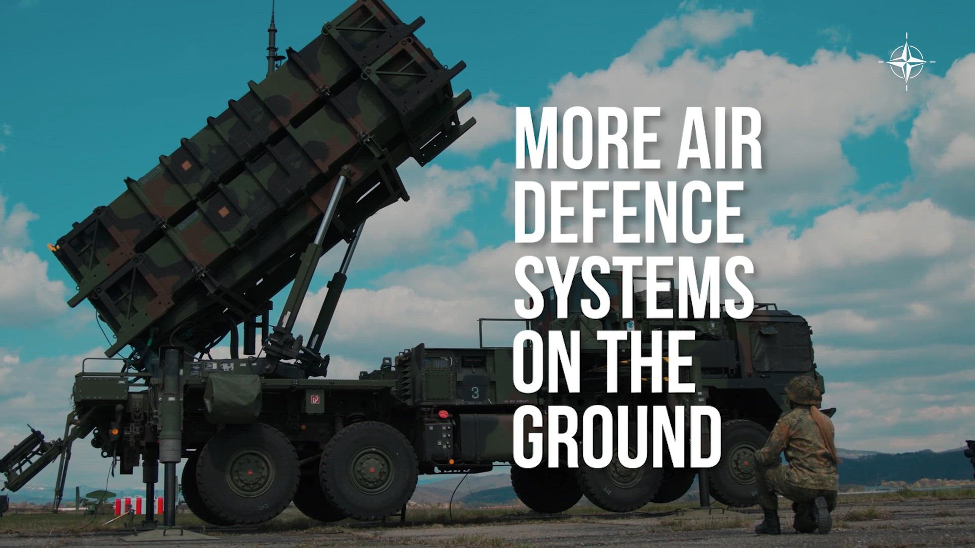 In response to recent violations of NATO airspace, Allies have taken action. Check out what NATO’s Eastern Sentry activity is.
Synopsis
Following Russia’s reckless and dangerous violations of NATO airspace, NATO launched Eastern Sentry – a multi-domain activity that will strengthen our defences even further.

This military activity adds additional assets from Allies and better connects those already available all along the Alliance’s eastern flank. It adds flexibility, strength and responsiveness.

NATO is a defensive alliance and we always stand ready to defend every inch of NATO territory.
Transcript
— TEXT ON SCREEN —

MORE JETS IN THE SKY

MORE AIR DEFENCE SYSTEMS ON THE GROUND

MORE SHIPS AT SEA

MORE INNOVATIVE TECHNOLOGIES

TO BE EVEN MORE READY
TO DEFEND OUR PEOPLE

FROM THE HIGH NORTH
TO THE BLACK SEA


AND FOR AS LONG AS NEEDED

THIS IS ‘EASTERN SENTRY’
STRENGTHENING OUR DEFENCES
TO KEEP US SAFE

Usage rights
This media asset is free for editorial broadcast, print, online and radio use. It is restricted for use for other purposes.