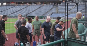 Service Members Participate in Base HIIT (High-Intensity Interval Training) at Nationals Park