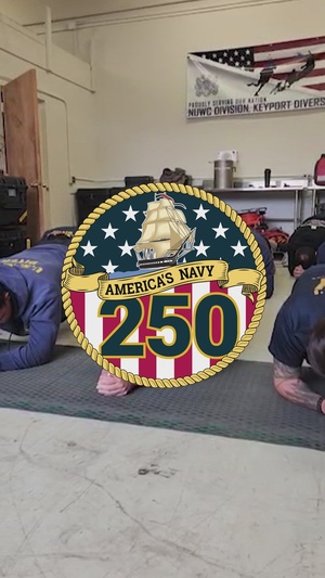 Navy 250th Birthday Plank Challenge at NUWC Keyport