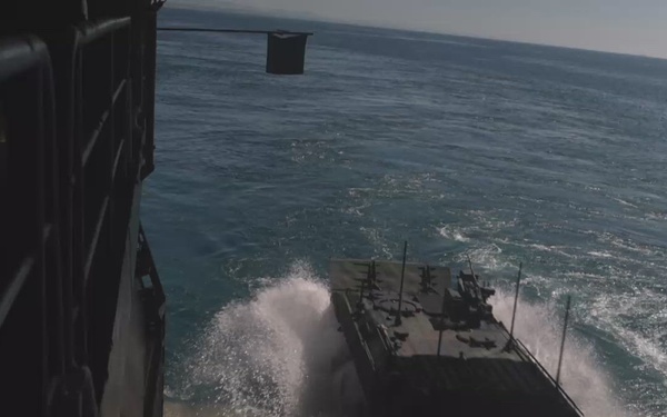 ACVs with BLT 3/5 Splash from the USS Boxer (Day 2)