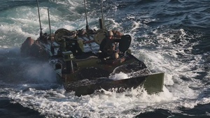 U.S. Marines conduct ACV rehearsals during the Marine Corps 250th Birthday Amphibious Capabilities Demonstration