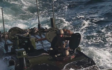 U.S. Marines conduct ACV rehearsals during the Marine Corps 250th Birthday Amphibious Capabilities Demonstration