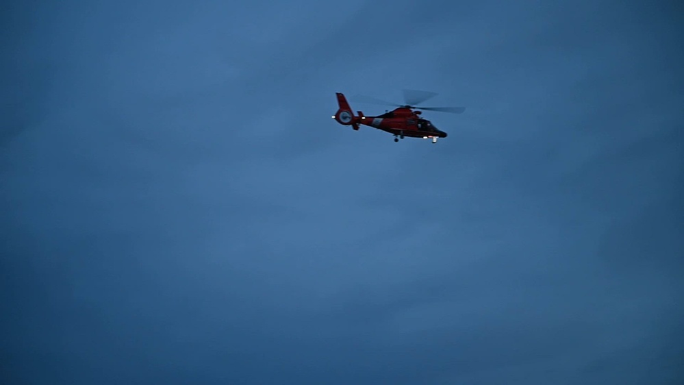 U.S. Coast Guard Conducts Low-Light Training at Charleston Harbor
