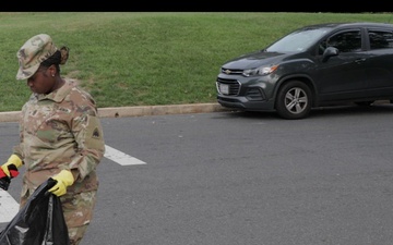 DC National Guard Beautification on Gainesville Street SE