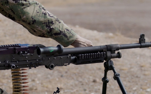 Seabees Showcase Lethality(Crew Served Weapons): Slow Motion (120 FPS) B-Roll