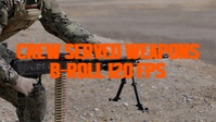 Seabees Showcase Lethality(Crew Served Weapons): Slow Motion (120 FPS) B-Roll