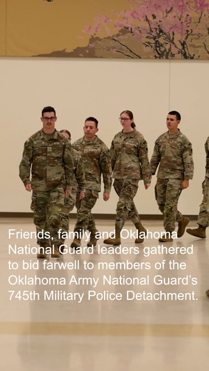 OKGuard military police unit deploys overseas to Middle East