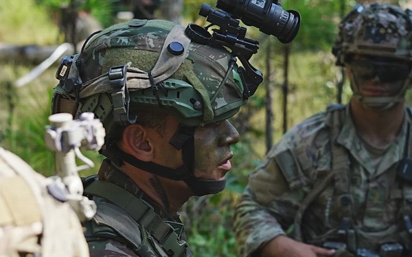 101st Airborne Division planning Air Assault with Brazilian counterparts