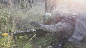 1st Infantry Division Conducts Squad Live Fire Exercise at Novo Selo Training Area, Bulgaria
