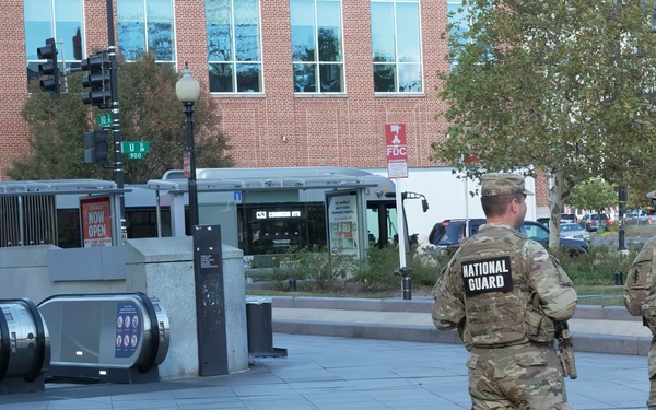 TF Mountaineer Presence Patrol at U Street Metro