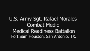 U.S. Army Sgt. Rafael Morales a-roll - Combined Jungle Operations Training Course