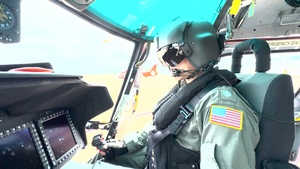 B-Roll: U.S. Coast Guard Air Station Atlantic City flight over New York City