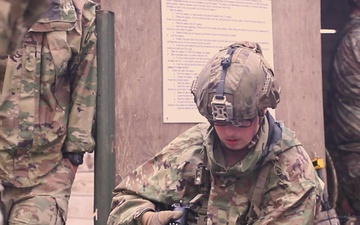 10th Mountain Division Soldiers participate in the Expert Infantry, Soldier and Medical Badge (E3B)