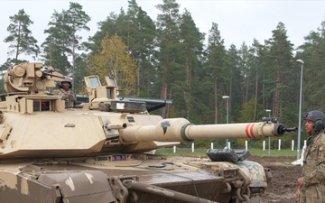 3rd Battalion, 8th Cavalry Regiment M1A2 Abrams live fire calibration