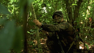 Combined Jungle Operations Training Course Ambush Mission B-roll