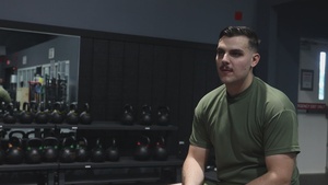 2nd Marine Logistics Group Human Performance Center: U.S. Marine Corps Lance Cpl. Cameron Ganczak 12-week program post-course interview