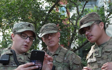 West Virginia National Guard Patrol Logan Circle