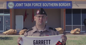 Soldier shoutout to Cleveland Browns