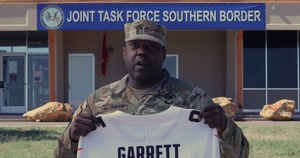 Soldier shoutout to Cleveland Browns