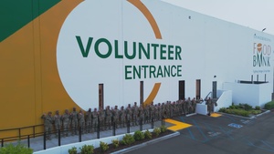 California National Guard Service Members Support Food Bank Operations