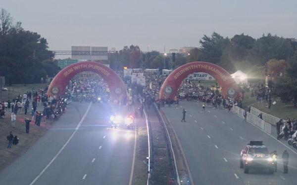 The Historic 50th Marine Corps Marathon: Starting Line, Lincoln Memorial, and Finish Line
