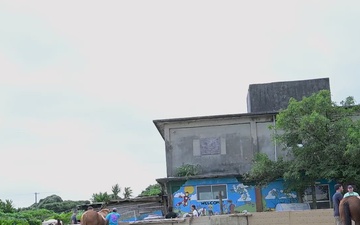 US SOFA members volunteer for Horse Assisted Learning Okinawa