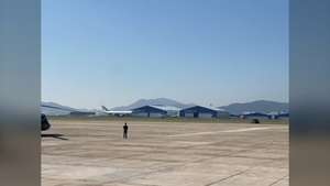 President Donald Trump Arrives in South Korea