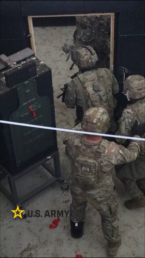 1st Infantry Division Conducts Close-Quarters Combat Training at Novo Selo Training Area, Bulgaria (Reel)