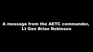 AETC Commander Gives Farewell Remarks