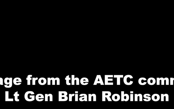 AETC Commander Gives Farewell Remarks